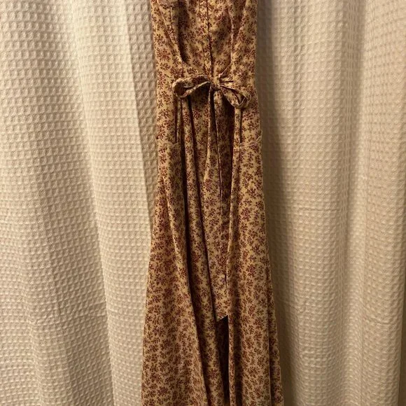 GUNNE SAX by Jessica San Francisco; Size 7; Soft beige background with flowers - Picture 3 of 6